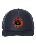 AU Basketball Leather Patch Hat